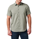 Сорочка тактична 5.11 Tactical Aerial Short Sleeve Shirt Mortar S (71378-095)