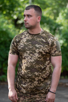 Мужская тактическая пиксельная футболка с липучкой под шеврон Coolmax 48 - изображение 3