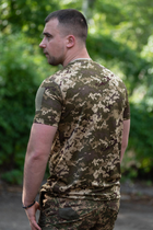 Мужская тактическая пиксельная футболка с липучкой под шеврон Coolmax 48 - изображение 5