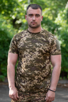 Мужская тактическая пиксельная футболка с липучкой под шеврон Coolmax 56 - изображение 2