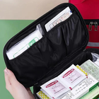 Аптечка органайзер / сумка для зберігання ліків і медикаментів "Firstaid" дорожня, S (14х10х10 см), червона (83690235) - зображення 3