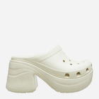 Chodaki damskie na obcasie Crocs Siren Clogs 208547-BONE 41-42 Kremowe (196265461707)