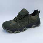 Тактичні кросівки демісезонні Оливки (оливкова, зелена) nubuk/cordura r.45 - зображення 7