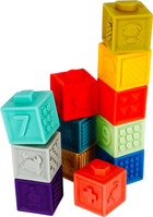 Кубики м'які Mega Creative Сенсорні 12 шт (5908275185918) - зображення 5