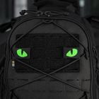 Нашивка M-Tac Tiger Eyes Laser Cut (пара) Black/Green/GID - зображення 11