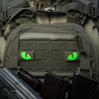 Нашивка M-Tac Tiger Eyes Laser Cut (пара) Ranger Green/Green/GID - изображение 8