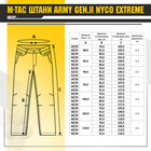 Брюки NYCO Multicam M-Tac Gen.II Extreme Army 26/30 - изображение 6