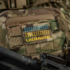 Нашивка Ukraine Multicam/Yellow/Blue/GID M-Tac Laser Cut - зображення 7