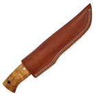 Нож фиксированный Helle Temagami S (длина: 230мм, лезвие: 110мм), береза, ножны кожа - изображение 4