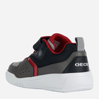 Дитячі кросівки для хлопчика Geox J35GVA011FE-C0051 34 Сірий/Червоний (8056206077218) - зображення 3