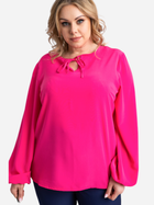 Блузка жіноча Karko B926 50-52 Яскраво-рожева (5903676009634) - зображення 5