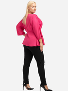 Блузка жіноча Karko B954 46 Яскраво-рожева (5903676006831) - зображення 4