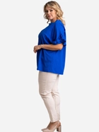 Блузка жіноча Karko BA017 38-40 Синя (5903676057307) - зображення 4