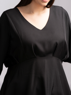 Блузка жіноча Karko BA033 48 Чорна (5903676075363) - зображення 6