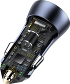 Автомобільний зарядний пристрій Baseus Golden Contactor Pro Dual Quick Charger U+C 40W Black (CCJD-0G) - зображення 6