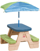 Stół Piknikowy Step 2 z Parasolką dla dzieci (0733538841844) - obraz 1
