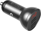 Ładowarka samochodowa Baseus Digital Display Dual Car Charger 24W Black (CCBX-0S) - obraz 1