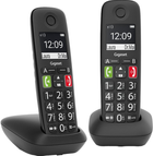 Телефон стаціонарний Gigaset E290 DUO Black (L36852-H2901-D201) - зображення 1