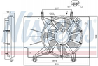 Вентилятор охлаждения двигателя NISSENS 85910 Ford B-Max, Fiesta, Ecosport 2125430, 1843124, 1836293