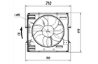 Вентилятор охолодження двигуна NRF 47921 Volkswagen Amarok 2H0121203K