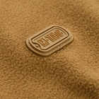 Тактична M-Tac кофта Lite Microfleece Hoodie Coyote Brown темно-коричнева XL - зображення 6