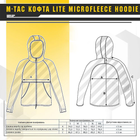 Тактическая M-Tac кофта Lite Microfleece Hoodie Army Olive олива L - изображение 11