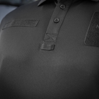 Тактическое поло M-Tac Elite Tactical Coolmax Black черное 3XL - изображение 10