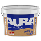 Силиконовая структурная фасадная краска Aura Dekor Silikon Struktur 14.8кг