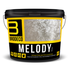 Декоративная штукатурка с перламутровым песком Brodeco Melody 10кг