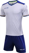 Комплект футбольної форми Kelme SEGOVIA біло-синьо-жовтий M 8351ZB1158.9104