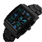Мужские наручные часы Skmei Durable 1274 Черные с синим