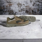 Тактические кроссовки песок 3Д сетка олива Натуральная кожа Win War 38 (25.5см) - изображение 3