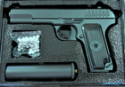 Дитячий пістолет Страйкбольний пістолет Galaxy G33 (ТТ ) - зображення 2