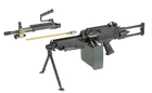 Кулемет FN M249 PARATROOPER LMG - Black [A&K] (для страйкболу) - зображення 3