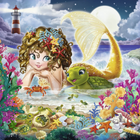 Zestaw puzzli Ravensburger Charming Mermaids 3 x 49 elementów (4005556080632) - obraz 3