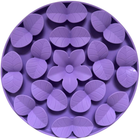 Килимок для повільного годування Confetti Dogs Flower & Leaves Lick Mat Фіолетовий 20 x 20 x 2 см (5744004180614) - зображення 1