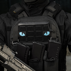 Нашивка Tiger M-Tac Laser Eyes Cut Black/Blue/GID (пара) - изображение 15