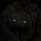 Нашивка Tiger Multicam/Blue/GID M-Tac Laser Eyes Cut (пара) - изображение 5
