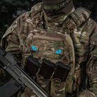 Нашивка Tiger Multicam/Blue/GID M-Tac Laser Eyes Cut (пара) - изображение 6