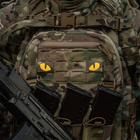 Нашивка Tiger Multicam/Yellow/GID M-Tac Laser Eyes Cut (пара) - зображення 8