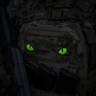 M-Tac нашивка Tiger Eyes Laser Cut (пара) Multicam/Green/GID - зображення 5