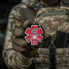 Нашивка Медвідь Pink/Black Paramedic M-Tac (вышивка) - изображение 4