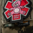 Нашивка Медвідь Pink/Black Paramedic M-Tac (вышивка) - изображение 7