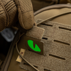 Нашивка Tiger M-Tac Laser Eyes Cut Coyote/Green/GID (пара) - изображение 13