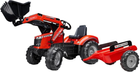 Екскаватор Falk Massey Ferguson на педалях з причепом (3016204010148) - зображення 1