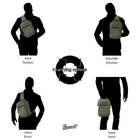 Тактическая сумка-рюкзак Brandit-Wea US Cooper sling medium(8036-1-OS) olive, 8L - изображение 3