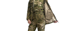 Тактична військова весняно-літня куртка 3XL мультикам - зображення 4