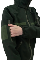 Куртка тактическая софтшелл XXL Олива, Хаки - изображение 4