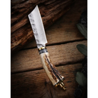 Нож универсальный походный туристический для охоты, рыбалки коллекционный Дамаск DM-01 - изображение 5