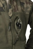 Кофта флисовая Helikon Infantry Jacket Heavy Fleece Woodland Olive Green size L - изображение 5